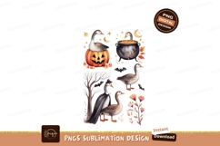 Geese Halloween Scenes pumpkin cauldron Product Image 1