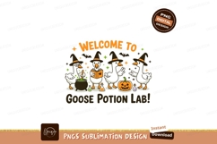 Halloween geese witches potion lab image Product Image 1