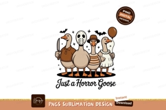 Four geese dressed as horror characters costume knife Product Image 1