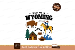 Bison Horse Rider Cabin Mountains Hat Tree Stump cowboy Product Image 1