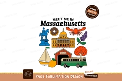 Massachusetts Icons Collage lobster statehouse Product Image 1
