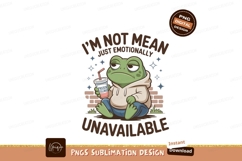 Sad frog with drink and text hoodie Product Image 1