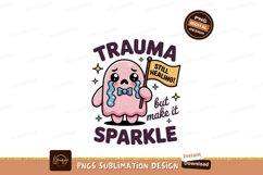Crying ghost healing with sparkle pink trauma Product Image 1