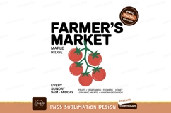 Ripe Red Tomatoes On Vine green produce Product Image 1