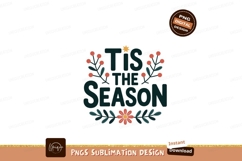 Tis The Season Festive Holiday Design christmas seasonal Product Image 1