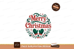 Merry Christmas festive design holiday greeting Product Image 1