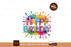 Colorful balloon letters celebrate birthday celebration Product Image 1