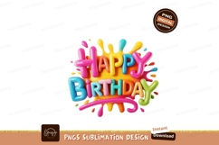 Colorful balloon letters celebrate birthday celebration Product Image 1