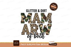 Glitter Dirt Mamaw Sublimation PNG Product Image 1