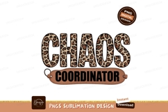 Chaos Coordinator Funny Design Sublimation Png Product Image 1