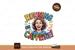 Woman happy excited energetic coffee lover image Product Image 1