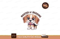 Adorable beagle puppy begging with big blue eyes cute Product Image 1