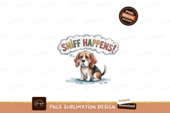 Sad beagle dog with thought bubble puppy animal Product Image 1