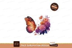 Butterfly floral arrangement monarch orange Product Image 1