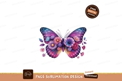 Blue purple butterflies floral arrangement butterfly Product Image 1