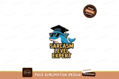 Blue dolphin wearing graduation cap and sunglasses Product Image 1