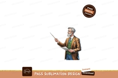 Elderly Gentleman Educator Demonstrating professor Product Image 1