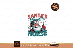 Santa Nurse With Syringe Christmas holiday Product Image 1