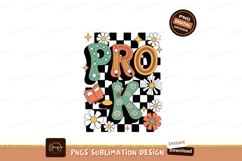Retro Pro K Flowers And Pencils groovy Product Image 1