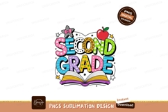 Pre K letters with school supplies and patterns PreK Product Image 1