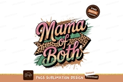 Mama Of Both Sublimation Design Png Product Image 1