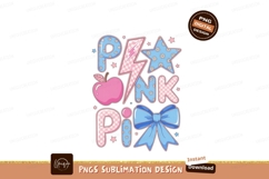 Pink Pi Design blue apple Product Image 1