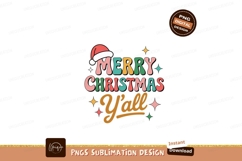 Merry Christmas Yall Retro Design Holiday Product Image 1