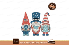Patriotic Gnomes Stars Stripes american flag Product Image 1