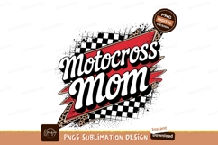 Motocross Mom Design Sublimation Png Product Image 1