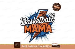 Basketball Mama Graphic Design Sublimation Png Product Image 1