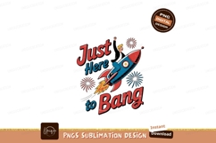 Man flying rocket fireworks celebration image Product Image 1