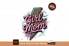 Girl Mom Sublimation Design PNG Product Image 1