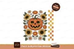 Jackolanterns with Bows and Bats halloween pumpkin Product Image 1