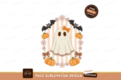 Halloween pumpkin and broomstick flying jackolantern Product Image 1