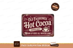 Format: Title: Old Fashioned Hot Cocoa Sign image Product Image 1