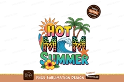Hot Mom Summer Tropical Vibes beach Product Image 1