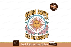 Sun Flowers Butterflies Retro Style image Product Image 1