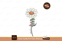 Daisy with frogs and pigs flower green Product Image 1