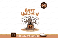 Spooky Halloween Tree Jack O Lantern pumpkin jackolantern Product Image 1