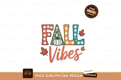 Fall Vibes Autumn Leaves Pumpkin season Product Image 1