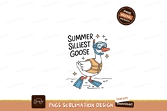 Black goose wearing snorkel and flippers vest Product Image 1