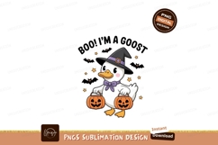Halloween duck with pumpkins and witch hat image Product Image 1