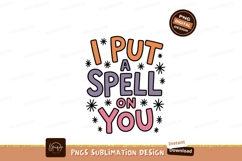 Spell You Orange Purple Pink Text magic witch Product Image 1