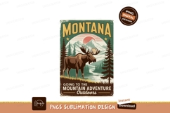 Montana Mountain Moose Adventure outdoors Product Image 1