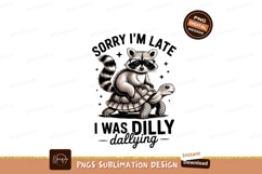Raccoon riding turtle wearing glasses animal Product Image 1