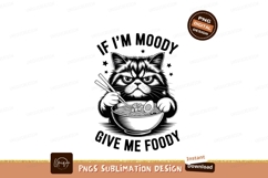 Grumpy cat eating ramen noodles chopsticks bowl Product Image 1