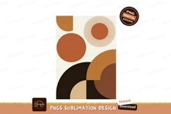 Abstract Geometric Circles and Arcs sunburst Product Image 1