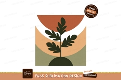 Abstract plant and earthy tones green Product Image 1