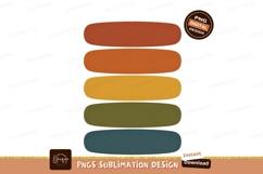 Rounded rectangles color palette orange Product Image 1