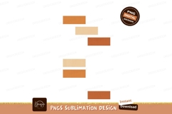 Terracotta Beige Rectangles Stacked Pattern image Product Image 1